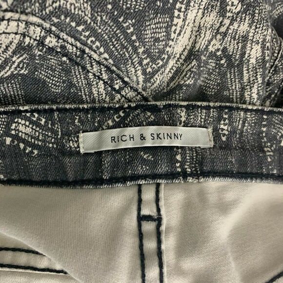 Rich & Skinny Low Rise Marilyn Jeans 26 Grey Dove - Picture 5 of 6